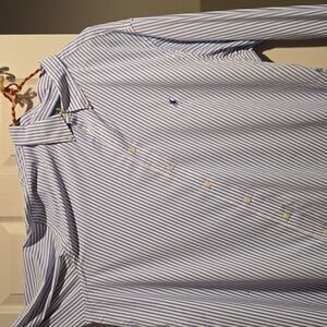Men's Blue Striped Shirt